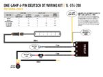 Καλωδίωση ενός προβολέα (4-Pin, Deutsch DT, 12V) 2m Lazerlamps - Image 8