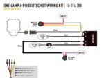 Καλωδίωση ενός προβολέα (4-Pin, Deutsch DT, 12V) 2m Lazerlamps - Image 6