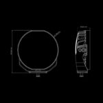 Προβολέας Siberia Skylord 9" 7025 Lumens Strands - Image 11