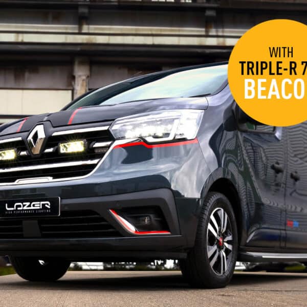 Σετ τοποθέτησης γρίλιας για Renault Trafic (2023+) Με Triple-R 750 (Με Φώτα θέσης και Φάρο) 10800 Lumens Lazerlamps