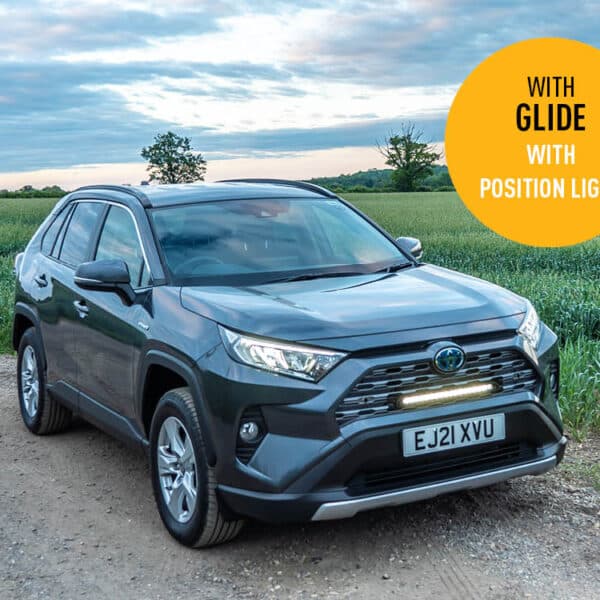 Σετ τοποθέτησης γρίλιας για Toyota Rav4 Hybrid (2019+) με Glide με φώτα θέσης 11500 Lumens Lazerlamps