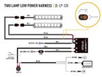 Καλωδίωση δύο λαμπτήρων Μακριά (2-Pin, Superseal, 12V) 3.2m Lazerlamps - Image 4