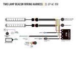 Καλωδίωση δύο λαμπτήρων - Μακριά (6-Pin, Superseal, 12V) 3.5m Lazerlamps - Image 3