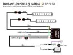 Καλωδίωση δύο λαμπτήρων (3-Pin, Superseal, 12V) 1.2m Lazerlamps - Image 3