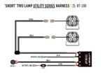 Καλωδίωση δύο προβολέων 2-Pin Deutsch DT (12V) Lazerlamps - Image 2