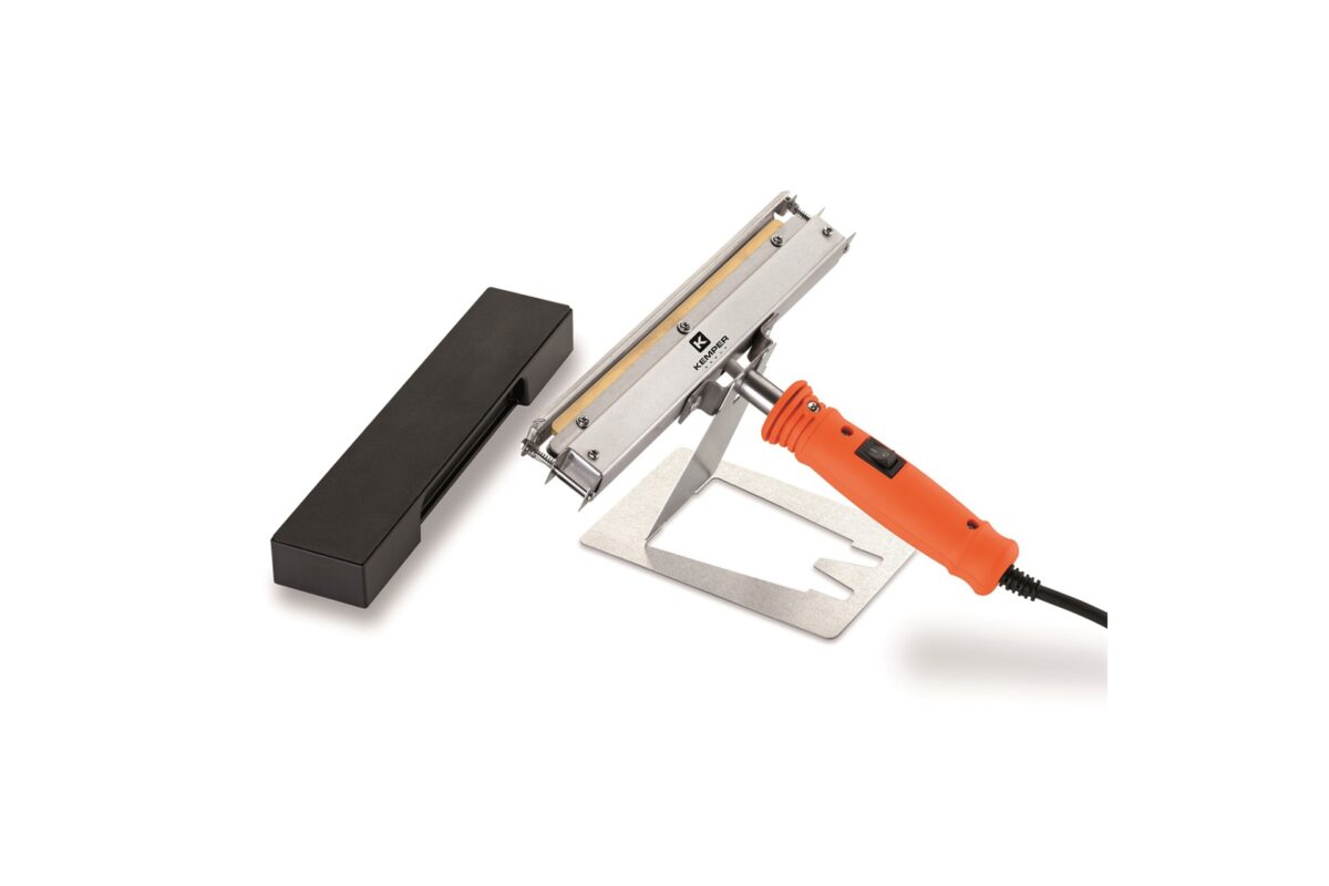 ΘΕΡΜΟΚΟΛΛΗΤΙΚΟ ΓΙΑ PVC 60W 23cm ΜΕ ΒΑΣΗ KEMPER - 1 ΤΕΜ. - Image 1