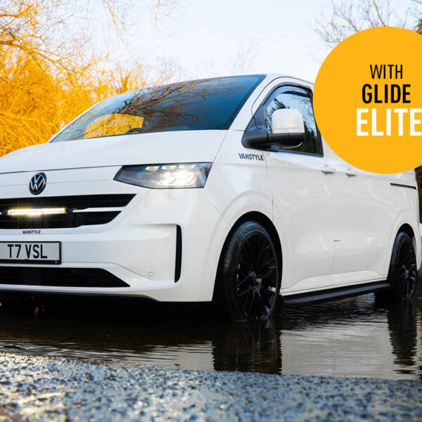 Σετ γρίλιας για VW T7 Transporter (2025+) με Glide Elite 12800 Lumens Lazerlamps