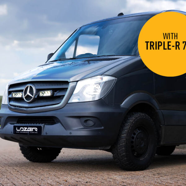 Σετ γρίλιας για Mercedes Sprinter (2013-2017) με Triple-R 750 Std (Με Φώτα θέσης) 9240 Lumens Lazerlamps