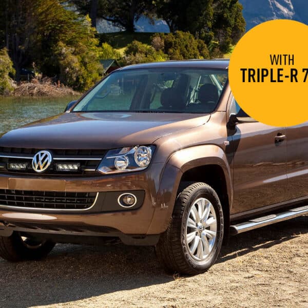 Σετ τοποθέτησης γρίλιας γιά VW Amarok (2011-2016) με Triple-R 750 Std (Με Φώτα θέσης) 9240 Lumens Lazerlamps