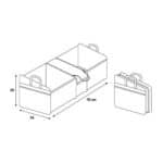ORGANIZER ΠΟΡΤ ΜΠΑΓΚΑΖ DELUXE (XL) 70 Χ 36 cm - Image 6