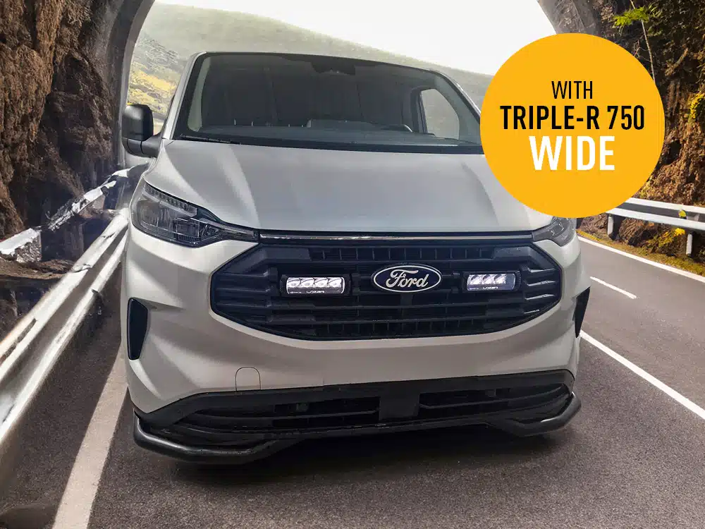 Σετ γρίλιας για Ford Transit Custom (2024+) με Triple-R 750 Wide 9240 Lumens Lazerlamps - Image 1