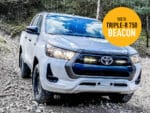 Σετ τοποθέτησης γρίλιας για Toyota Hilux (2021+) με Triple-R 750 BCN 10800 Lumens Lazerlamps