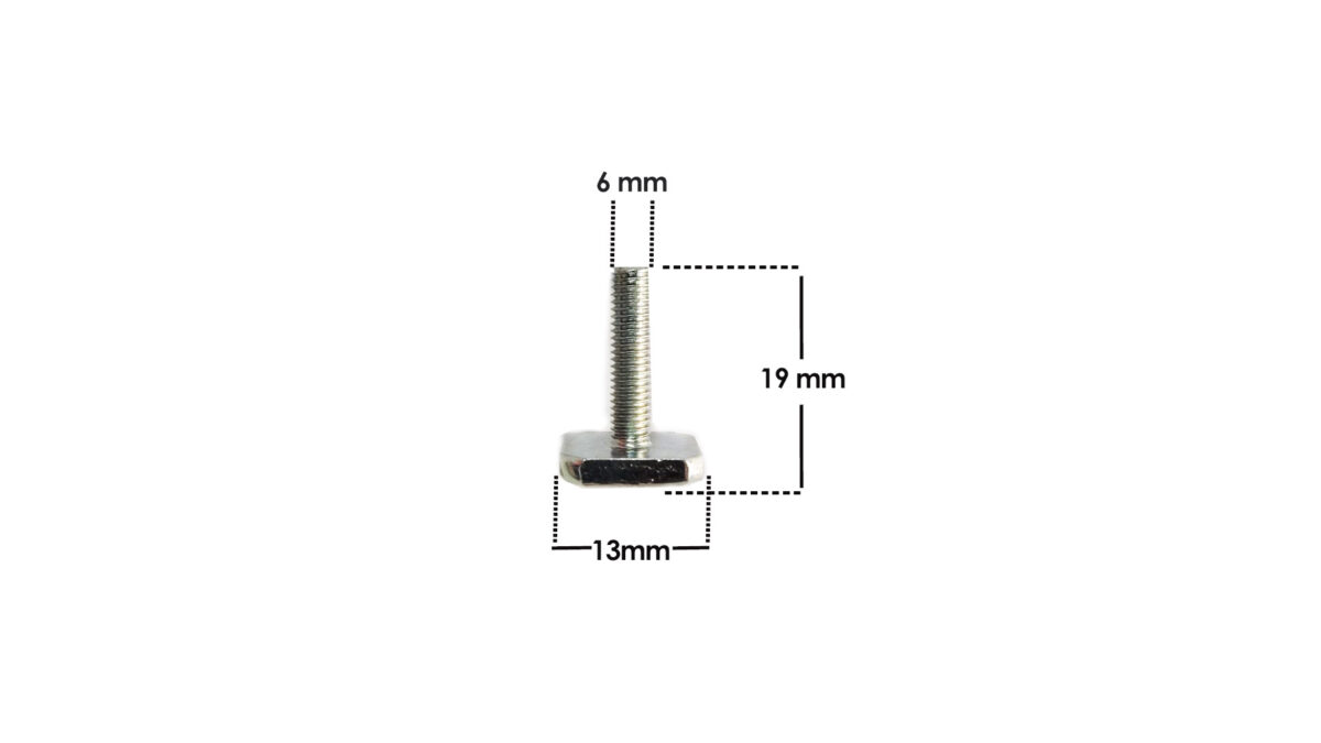 ΣΥΣΤΗΜΑ ΔΕΣΗΣ T-SCREW 13mm ΓΙΑ ΜΠΑΡΕΣ BRIO MENABO (T-STYLE) - Image 2