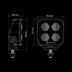 Φώς εργασίας Unity Edge 20w 2010 Lumens Strands - Image 5