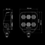 Φώς εργασίας Unity Edge 37w 3940 Lumens Strands - Image 5