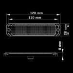 Φώς θέσης Led Dark Knight SM6 Κόκκινο Strands - Image 9
