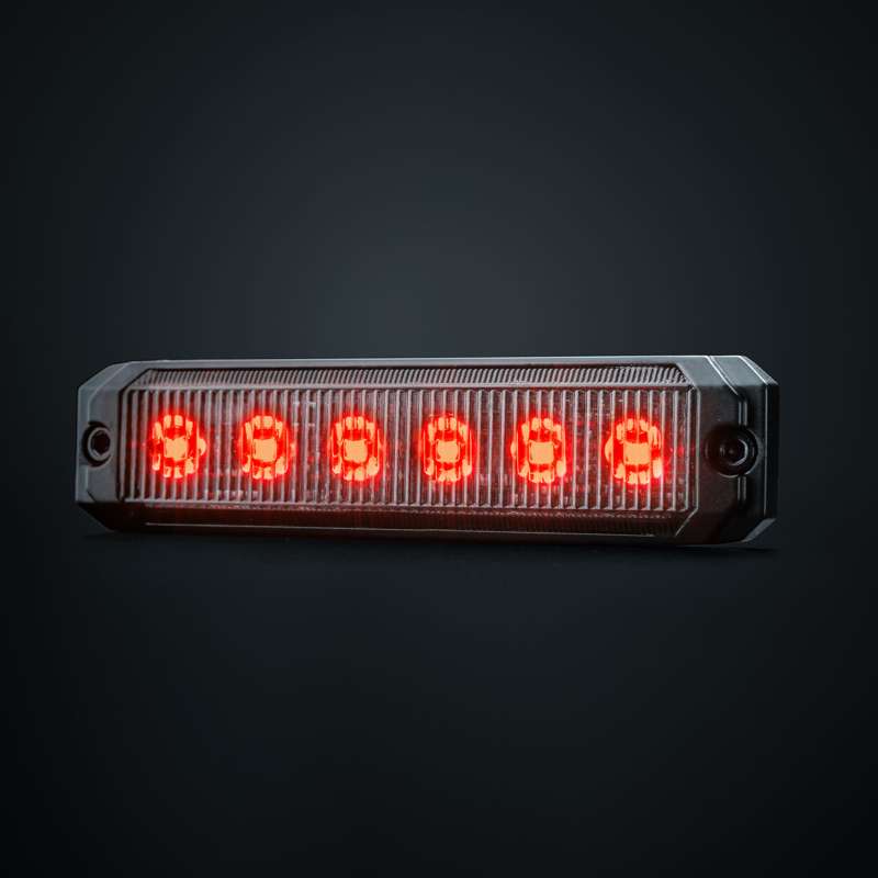 Φώς θέσης Led Dark Knight SM6 Κόκκινο Strands - Image 1