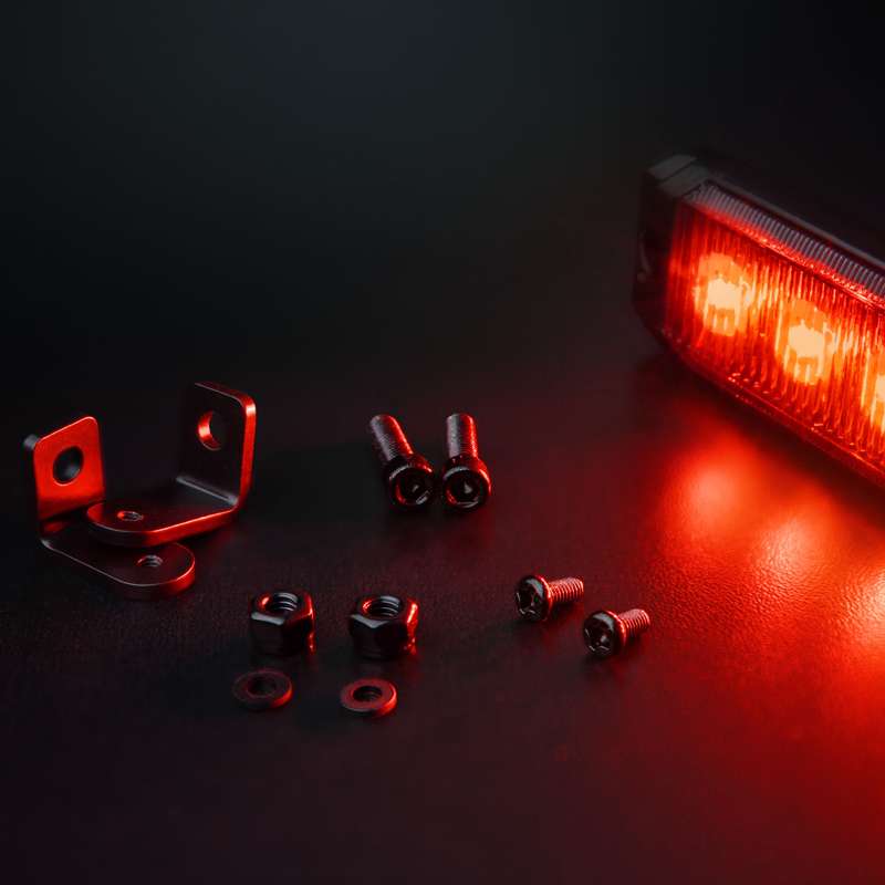 Φώς θέσης Led Dark Knight SM6 Κόκκινο Strands - Image 2