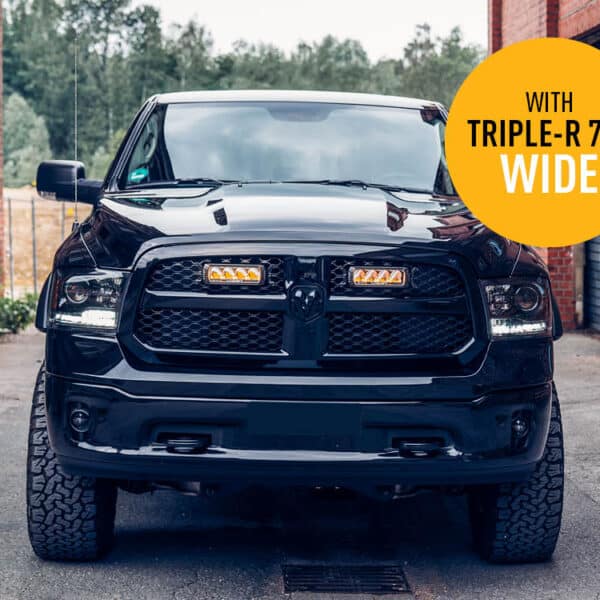 Σετ γρίλιας για RAM 1500 DS Series - Classic (2013+) με Triple-R 750 Wide 9240 Lumens Lazerlamps