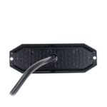 Προειδοποιητικό φώς, στρόμπος 12 Led, 12-24V DC, 20W, Πορτοκαλί και Λευκά Led, διαφανείς κρύσταλλο Strands - Image 4