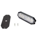 Προειδοποιητικό φώς, στρόμπος 12 Led, 12-24V DC, 20W, Πορτοκαλί και Λευκά Led, διαφανείς κρύσταλλο Strands - Image 3