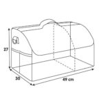 ΤΣΑΝΤΑ ORGANIZER ΠΟΡΤ ΜΠΑΓΚΑΖ TRUNK ORGANIZER ΑΔΙΑΒΡΟΧΟ (M) 2 ΘΕΣΕΩΝ+4 ΤΣΕΠΕΣ (49x30 cm) - Image 3