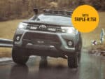 Σετ τοποθέτησης γρίλιας για Toyota Hilux (2017 - 2020) με Triple-R 750 Lazerlamps - Image 16