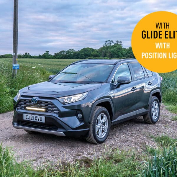 Σετ τοποθέτησης γρίλιας για Toyota Rav4 Hybrid (2019+) με Glide Elite με φώτα θέσης 12800 Lumens Lazerlamps