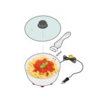 ΚΑΤΣΑΡΟΛΑΚΙ ΗΛΕΚΤΡΙΚΟ ELECTRIC SAUCEPAN 12V 170W 13A Φ18cm 1,9Lt ΜΕ ΦΙΣ ΑΝΑΠΤΗΡΑ LAMPA - 1 ΤΕΜ. - Image 3