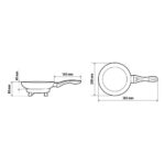 ΤΗΓΑΝΙ ΗΛΕΚΤΡΙΚΟ ELECTRIC FRYING PAN 24V 270W 13A Φ20cm 360ml ΜΕ ΦΙΣ ΑΝΑΠΤΗΡΑ LAMPA - 1 ΤΕΜ. - Image 4