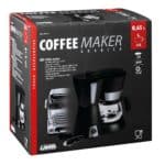 ΚΑΦΕΤΙΕΡΑ ΦΙΛΤΡΟΥ ΓΙΑ ΓΑΛΛΙΚΟ ΚΑΦΕ ARABICA 24V 300W 95CM ΜΕ ΔΟΣΟΜΕΤΡΗΤΗ 4/6 ΚΟΥΠΕΣ 0.65LT ΜΑΥΡΗ/INOX - Image 4