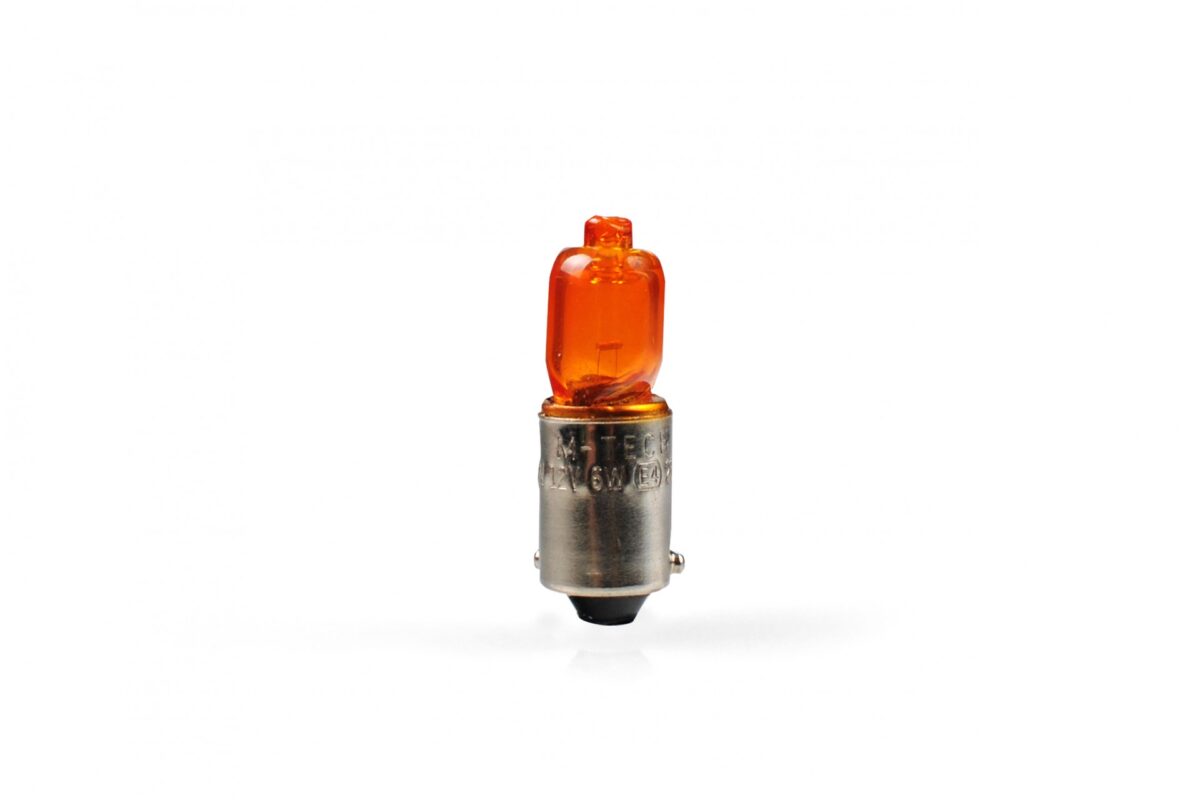 HY6W 12V 6W BAZ9s ΜΟΝΟΠΟΛΙΚΟ ΠΟΡΤΟΚΑΛΙ STANDARD ΑΛΟΓΟΝΟΥ 10ΤΕΜ. M-TECH - Image 1
