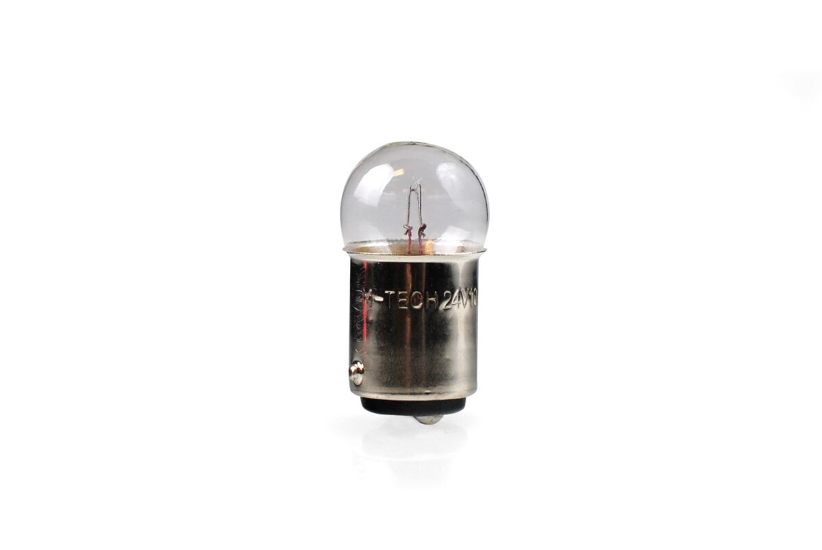 ΛΑΜΠΑΚΙΑ R10W Ba15d 24V 10W (ΦΟΥΝΤΟΥΚΙ) STANDARD ΑΛΟΓΟΝΟΥ M-TECH - 10 τεμ. - Image 2