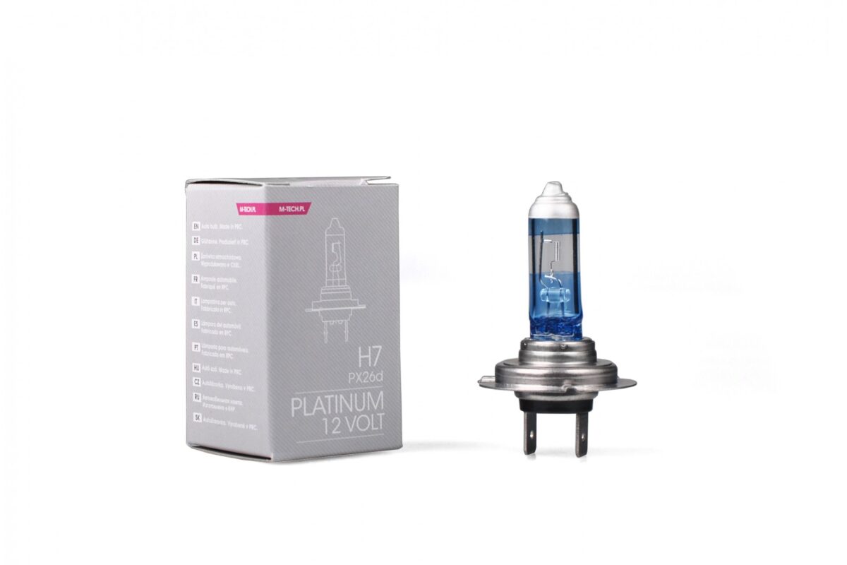 H7 12V 55W PX26d COLOR PLATINUM 1ΤΕΜ. M-TECH - Image 1