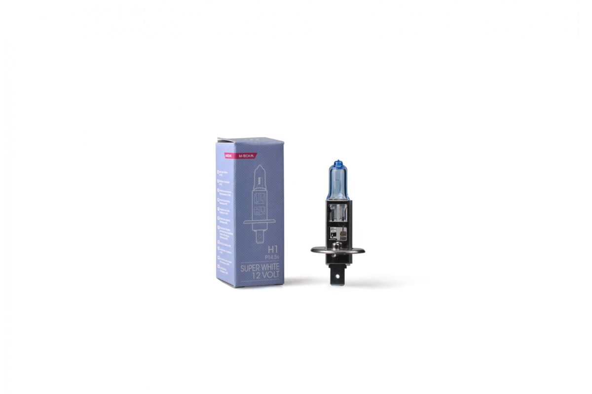 H1 12V 55W P14,5s COLOR SUPERWHITE 1ΤΕΜ. M-TECH - Image 1