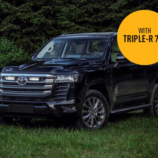 Σετ τοποθέτησης γρίλιας για Toyota Landcruiser 300 (2022+) Με Triple-R 750 Std 9240 Lumens Lazerlamps