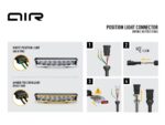 Μπάρα Led AIR-90 Με Φώτα Θέσης και Φάρο 9160 Lumens 411mm Lazerlamps - Image 9
