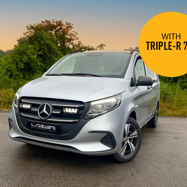 Σετ γρίλιας για Mercedes Vito (2024+) με Triple-R 750 Std (Με Φώτα θέσης) 9240 Lumens Lazerlamps