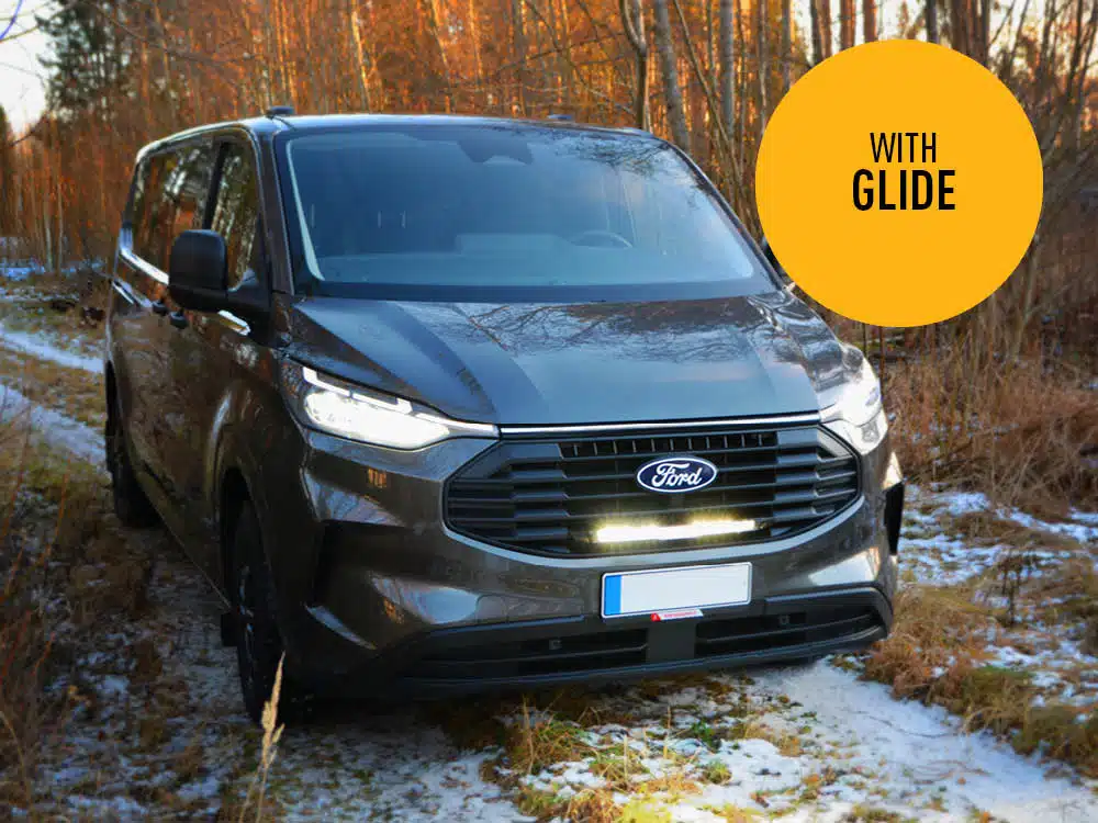 Σετ γρίλιας για Ford Transit Custom (2024+) Με Glide 11500 Lumens Lazerlamps - Image 1