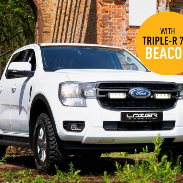 Σετ γρίλιας για Ford Ranger XL/XLT/TREMOR (2023+) Με Triple-R 750 Με Φώτα θέσης και φάρο 10800 Lumens Lazerlamps