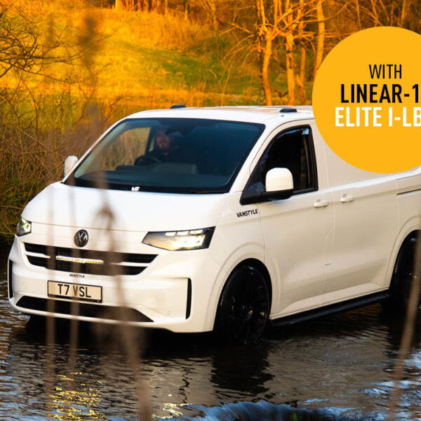 Σετ γρίλιας για VW T7 Transporter (2025+) με Linear 18 Ilba 18000 Lumens Lazerlamps