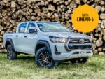 Σετ τοποθέτησης γρίλιας για Toyota Hilux (2021+) με Linear 6 Std 4500 Lumens Lazerlamps