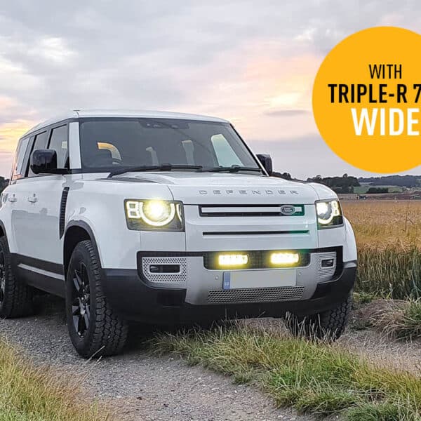 Σετ γρίλιας για Land Rover Defender (2020+) με Triple-R 750 Wide 9240 Lumens Lazerlamps