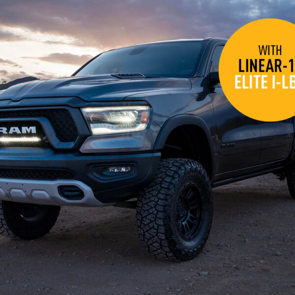Σετ γρίλιας για RAM Rebel (2019-2024) με Linear 18 Ilba 18000 Lumens Lazerlamps