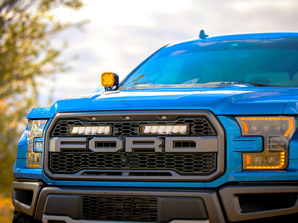 Σετ γρίλιας για Ford F-150 Raptor (2017-2020) με Carbon 6 Lazerlamps - Image 2