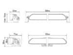 Μπάρα Led Linear-18 Elite Plus 21″ (532mm) Λευκό ή Κίτρινο φως 21000 Lumens Lazerlamps - Image 4