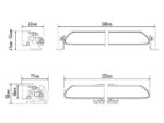 Μπάρα Led Linear-6 Elite+ 9,1″ (232mm) Λευκό ή κίτρινο φως 7100 Lumens Combo Lazerlamps - Image 4
