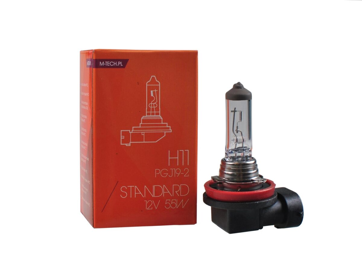 H11 12V 55W PGJ19-2 POWERTEC STANDARD ΑΛΟΓΟΝΟΥ ΚΟΥΤΙ  M-TECH - 1ΤΕΜ. - Image 1