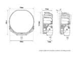Προβολέας Led Sentinel 7" Std 5208 Lumens Lazerlamps - Image 5