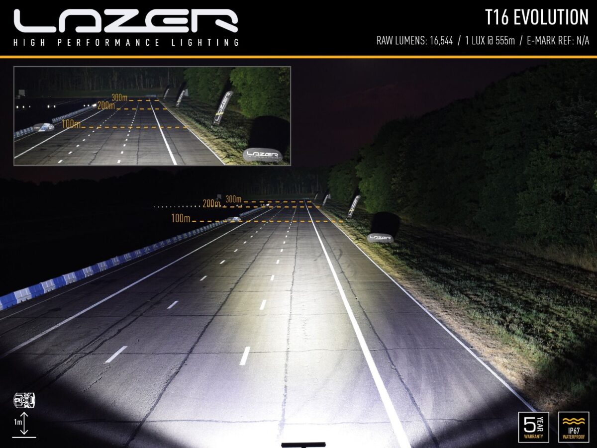 Μπάρα Led T16 Evolution (684mm / 27") 16544 Lumens Lazerlamps - Image 8